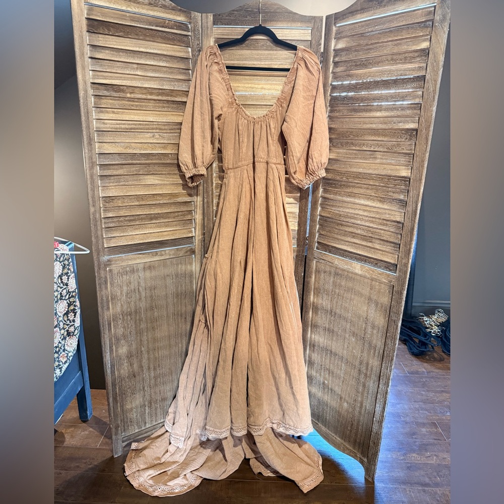 Tan coloured Reclamation dress